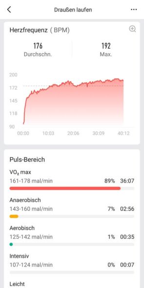 Auswertung sportlicher Aktivität 3/6