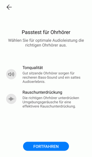 AI Life App - Passtest der Kopfhörer 1/3