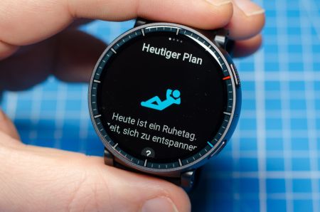 Anzeige Training für den heutigen Tag