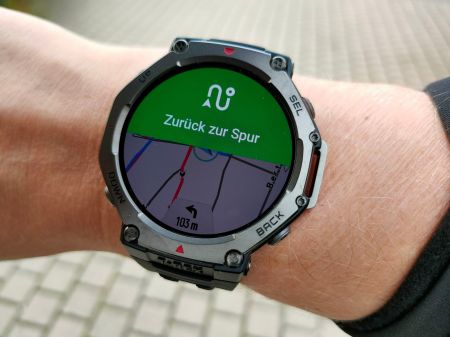 Notification when returning to the route