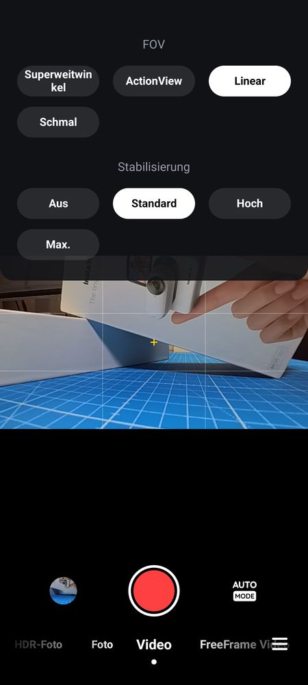 Steuerung via Smartphone – FOV und Stabilisierung