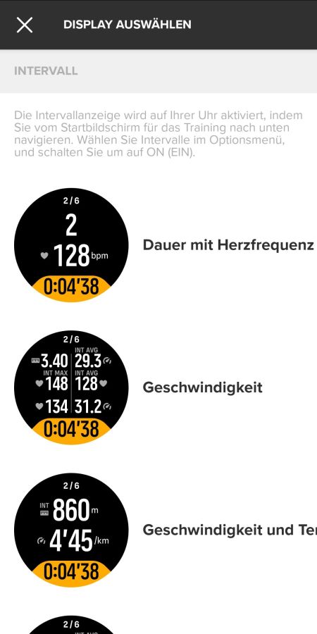 Datenseite | Intervall 1/2