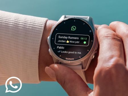 Meta und Garmin bringen WhatsApp aufs Handgelenk