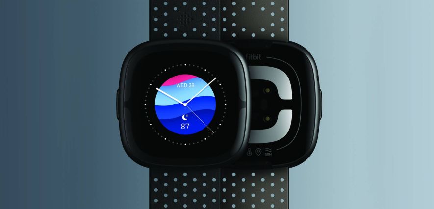 Vorder- und Rückseite der Fitbit Sense 2 | Quelle: Fitbit