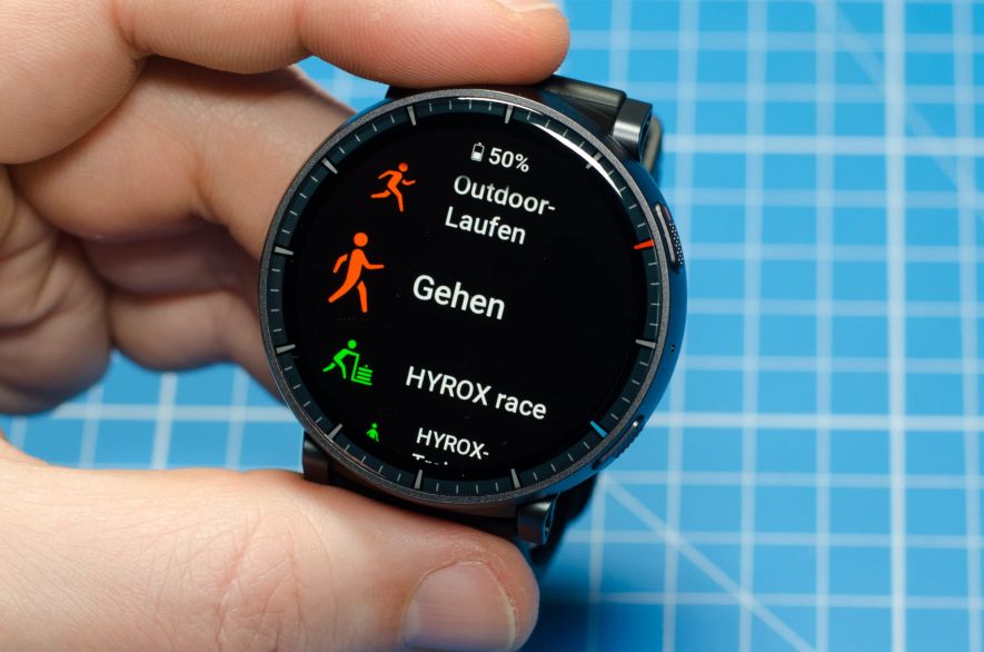 Sport-App: Auswahl eines Sport-Profils