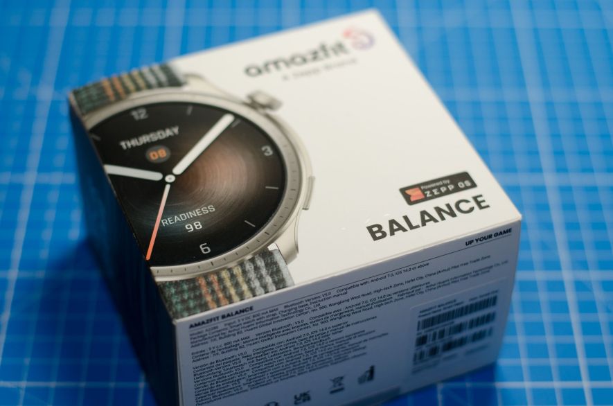 Verpackung der Amazfit Balance