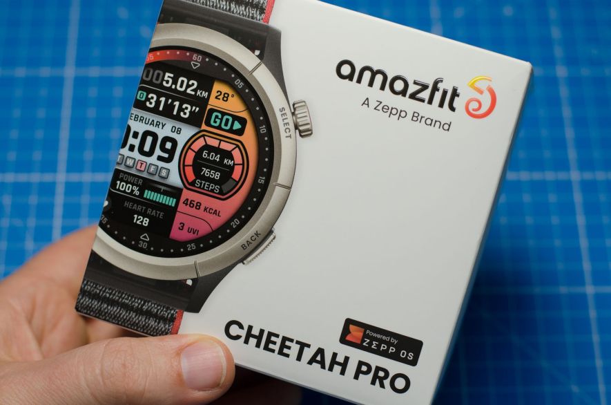 Verpackung der Amazfit Cheetah Pro