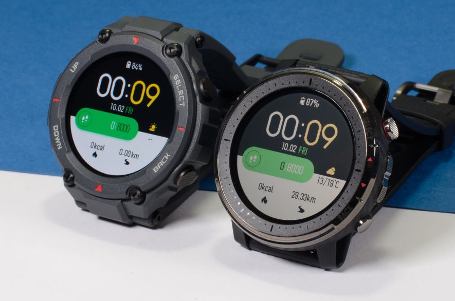 Amazfit T-Rex – OLED- vs. transflektives Display