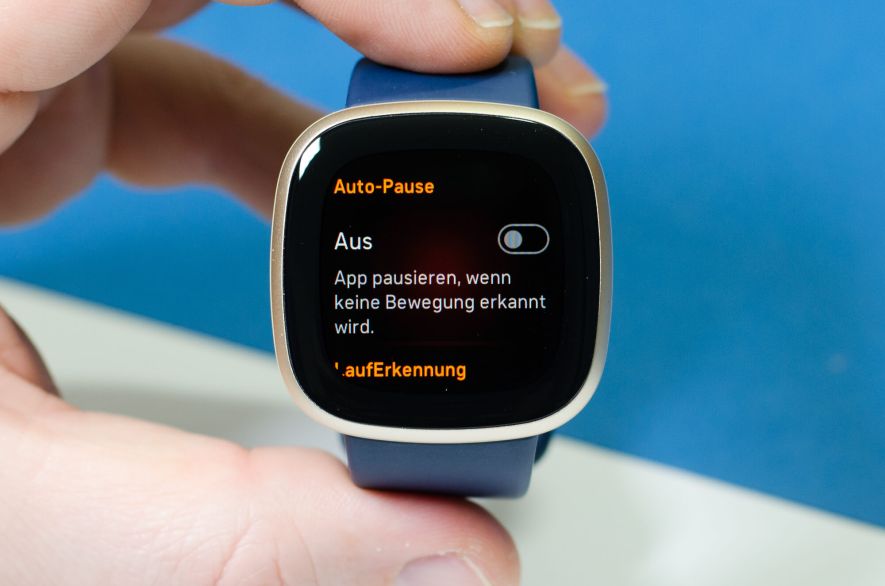 Fitbit Versa 3 – Auto-Pause