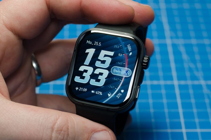 Großartiges Display mit Standard-Watchface