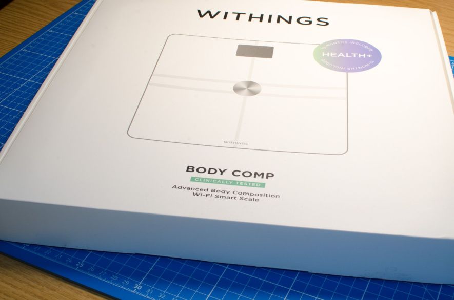 Verpackung der Withings Body Comp