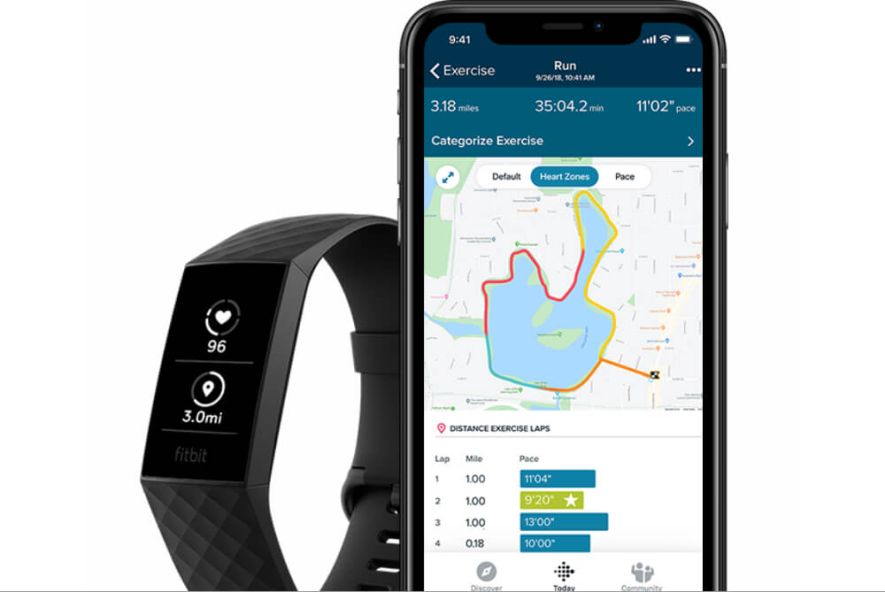 Fitbit Intensitätskarte (Quelle: Fitbit)