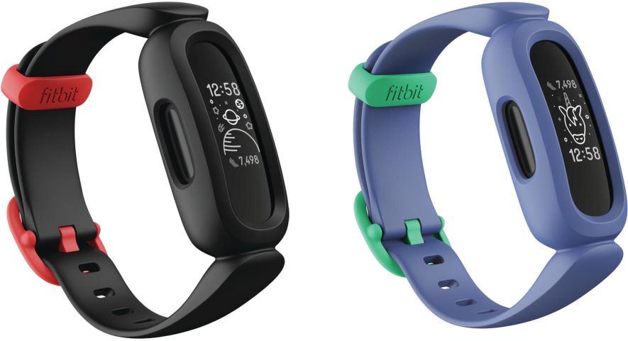 Fitbit Ace 3 in Schwarz und Blau (Quelle: Fitbit)