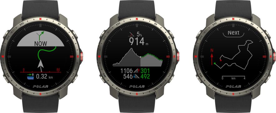 Polar Grit X Pro – Navigationsfunktionen (Quelle: Polar)