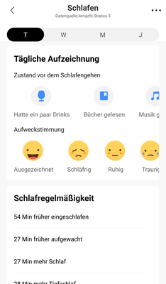Zepp App - Schlaf-Auswertung (3/5)