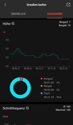 Zepp App - Auswertung Laufen (4/5)