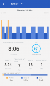 Health Mate: Schlaf