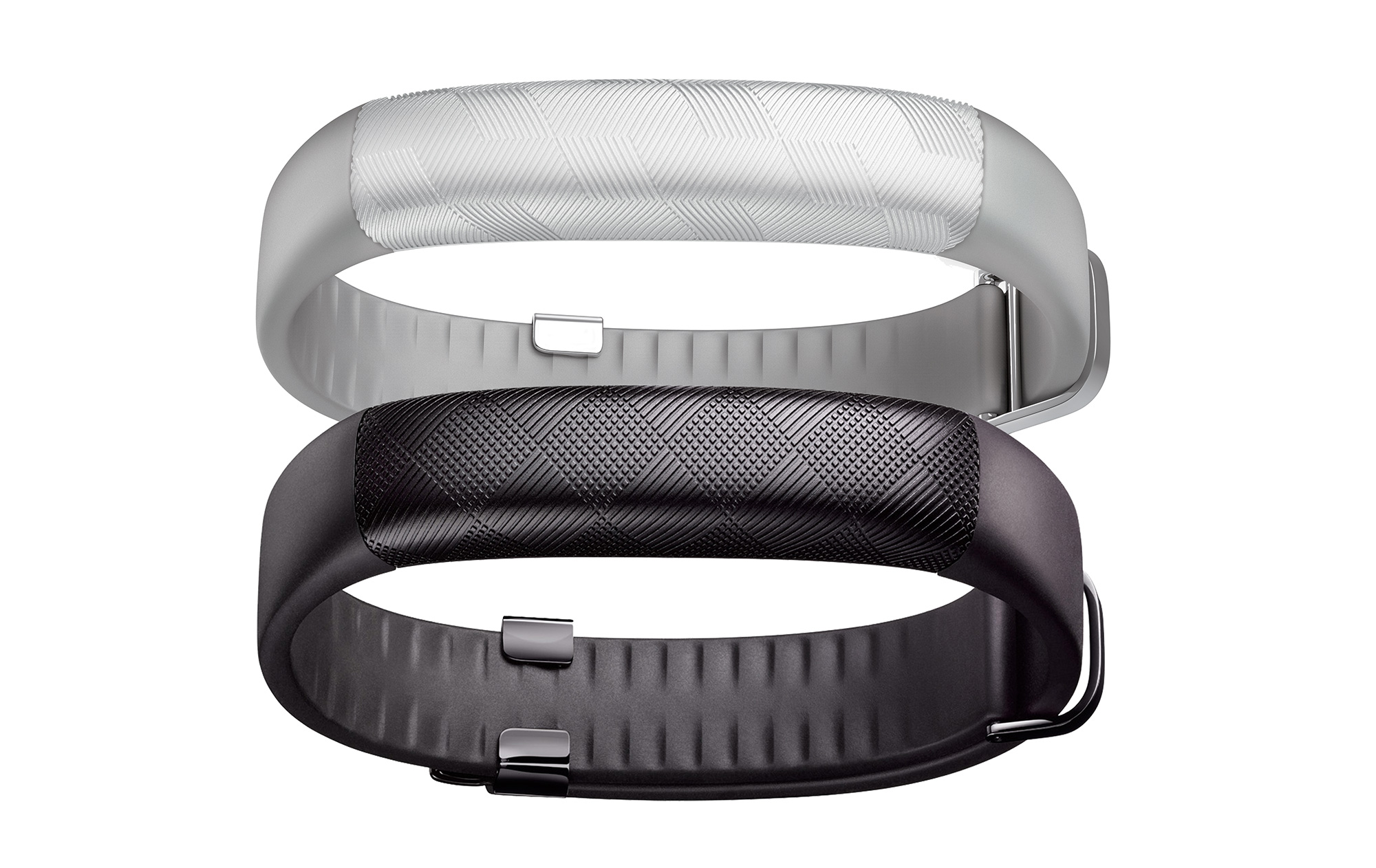 Jawbone UP2 in Schwarz und Silber (Quelle: www.jawbone.com)