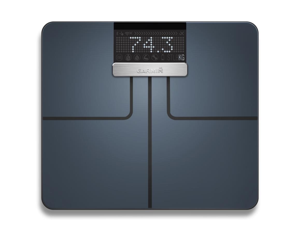 Garmin Index Smart Scale in Schwarz