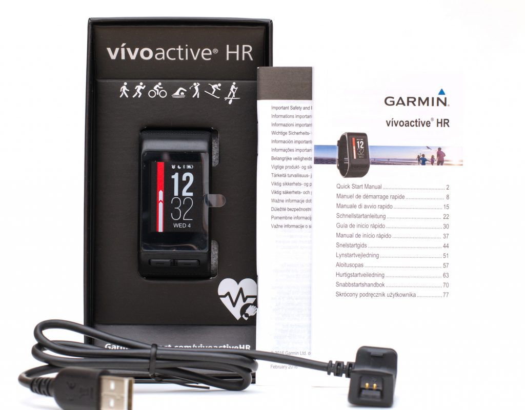 Garmin vivoactive HR - Lieferumfang