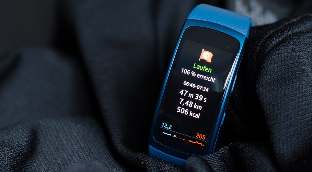 Samsung Gear Fit 2 - Zusammenfassung einer Aktivität