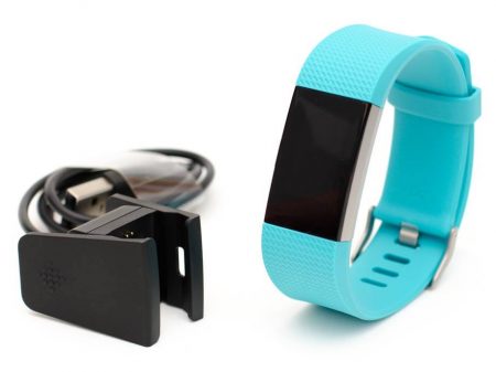 Fitbit Charge 2 mit Ladeklemme