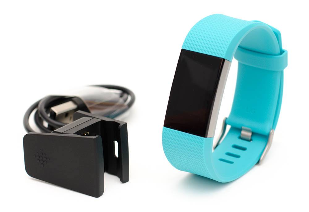 Fitbit Charge 2 mit Ladeklemme