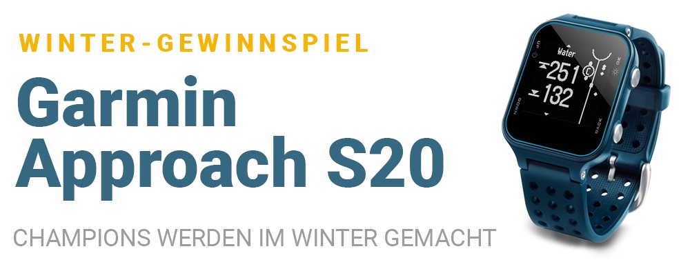 Winter-Gewinnspiel 2016 - Garmin Approach S20