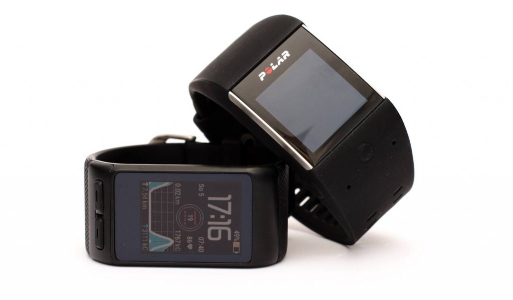 Polar M600 und Garmin vivoactive HR