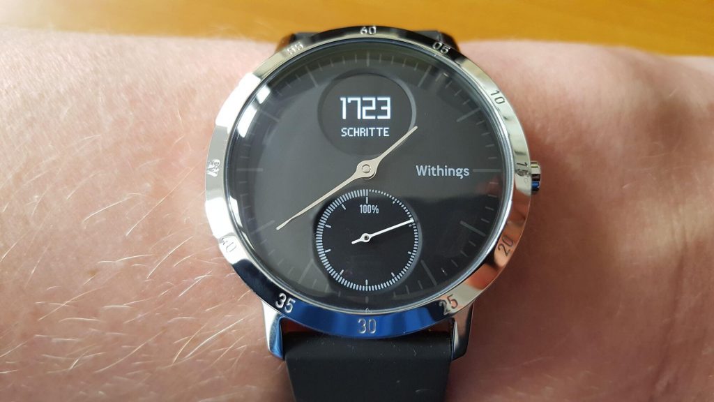 Withings Steel HR - Anzeige Schritte