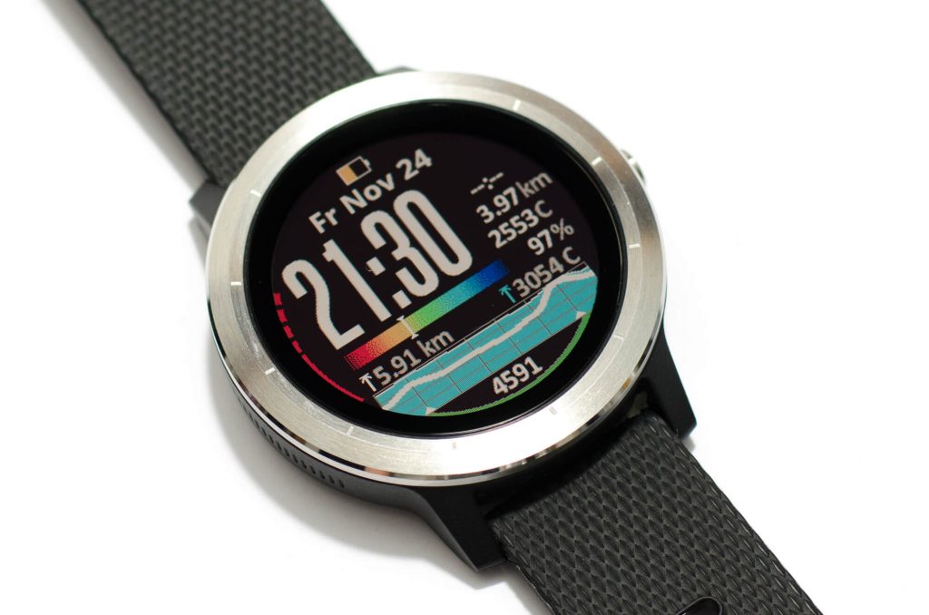 Garmin vivoactive 3 - Transflektives Display