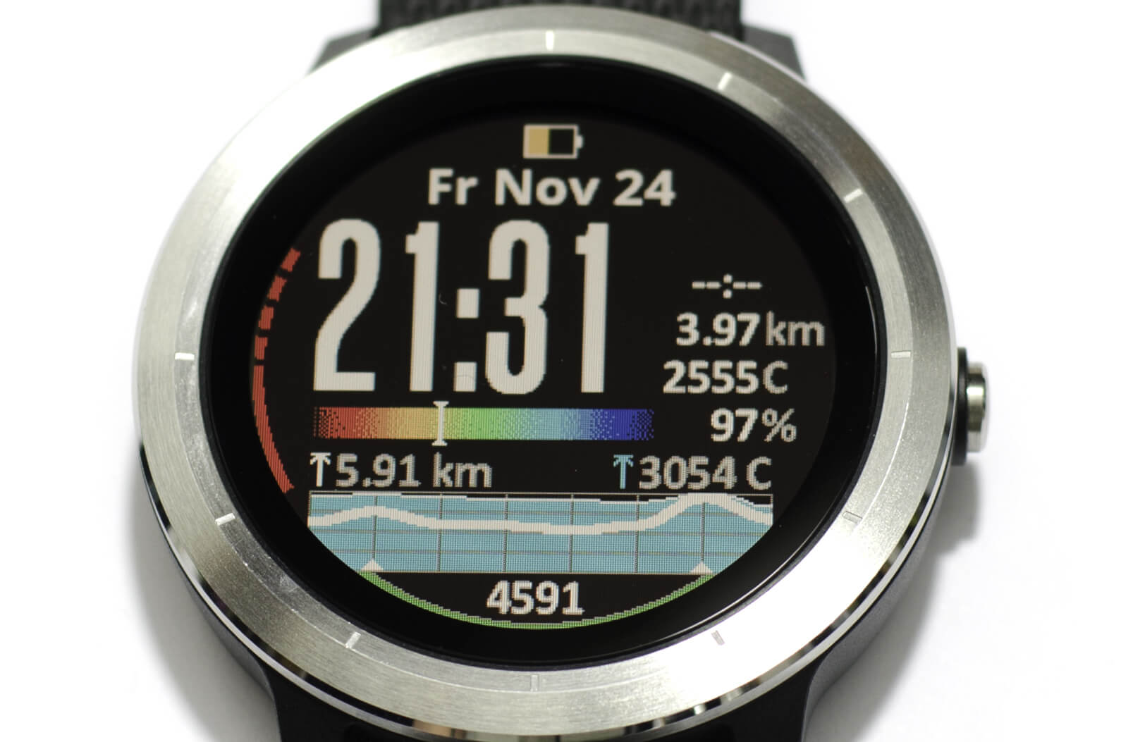 Garmin vivoactive 3 - Transflektives Display
