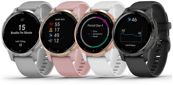 Garmin Vivoactive 4/4S Smartwatch Fitness Tracker - Choose Color