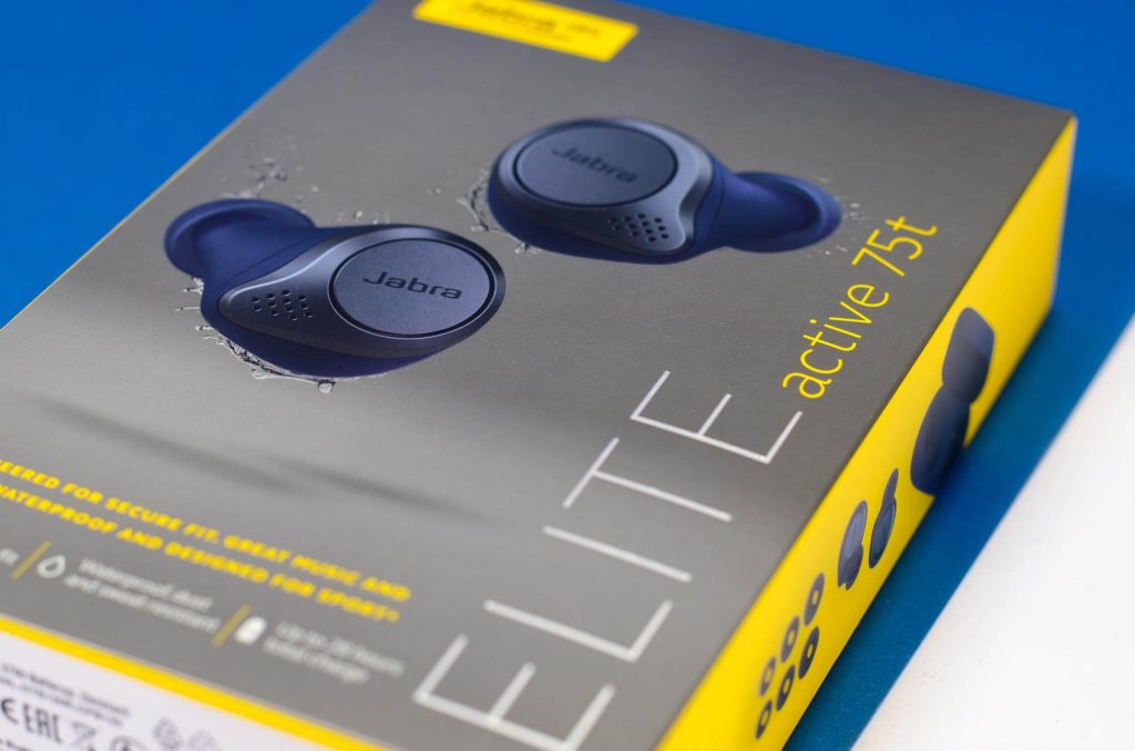 Jabra Elite Active 75t in Verpackung