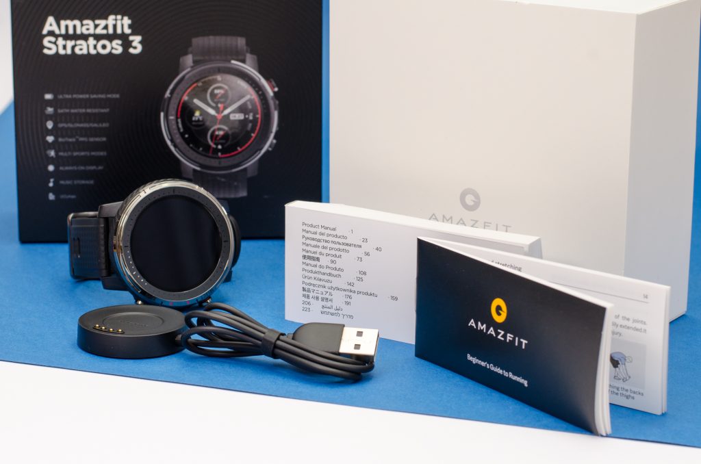 Amazfit Stratos 3 - Verpackungsinhalt