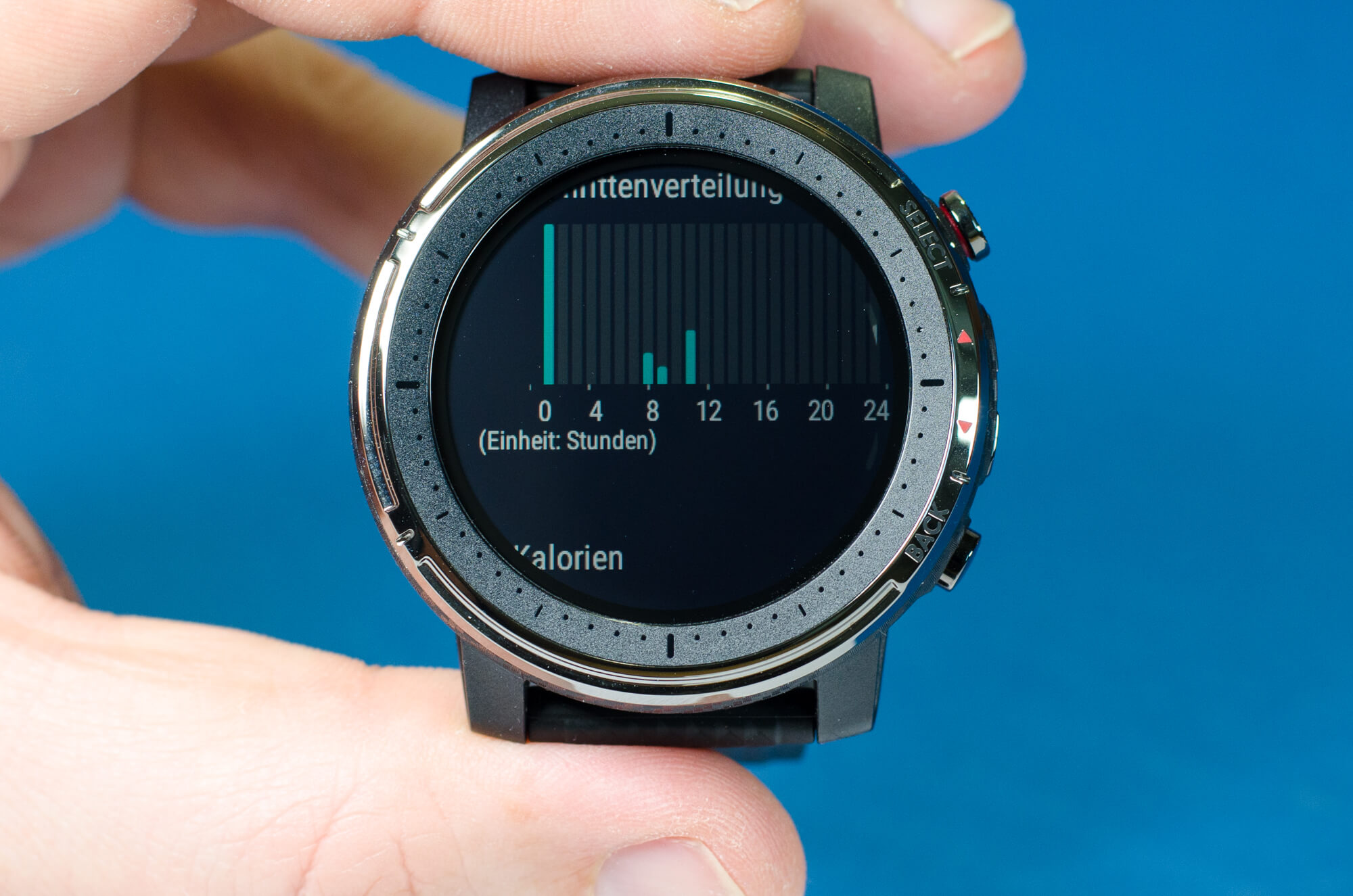Amazfit Stratos 3 - Auswertung Schritte
