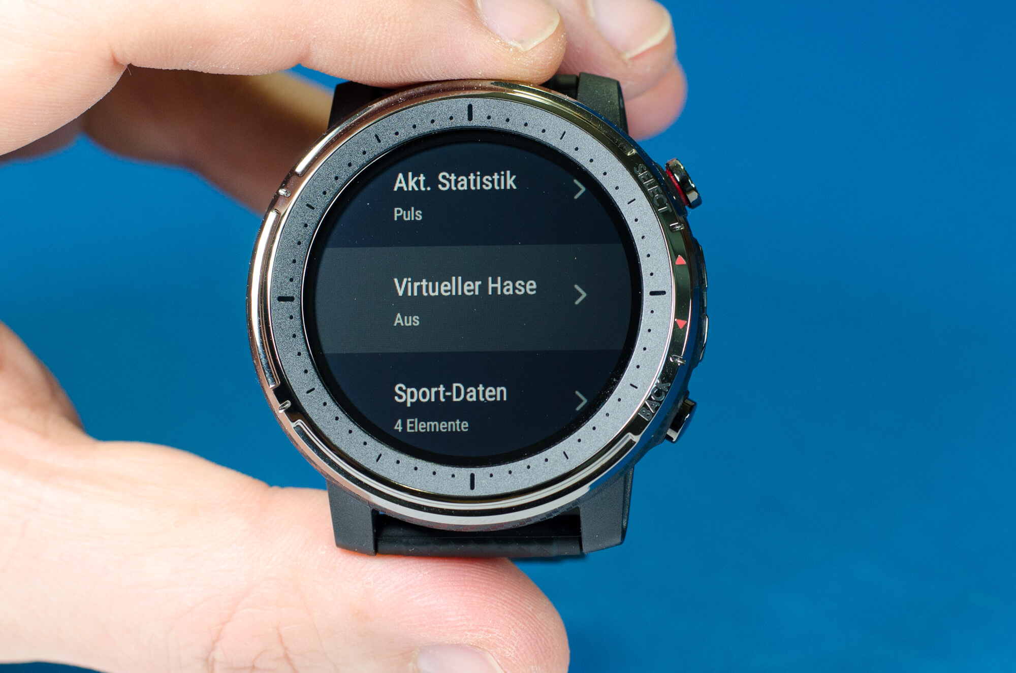 Amazfit Stratos 3 - Einstellungen "Laufen"