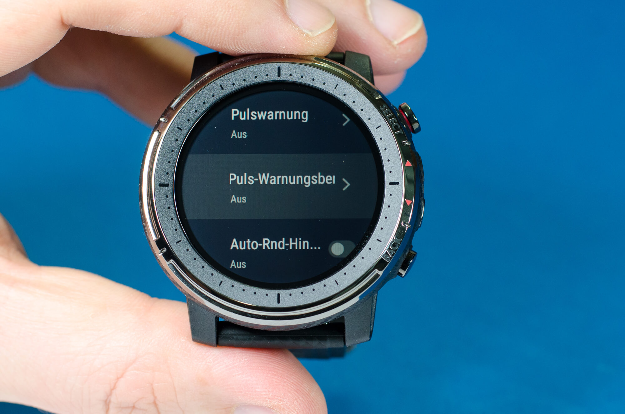 Amazfit Stratos 3 - Warnungen