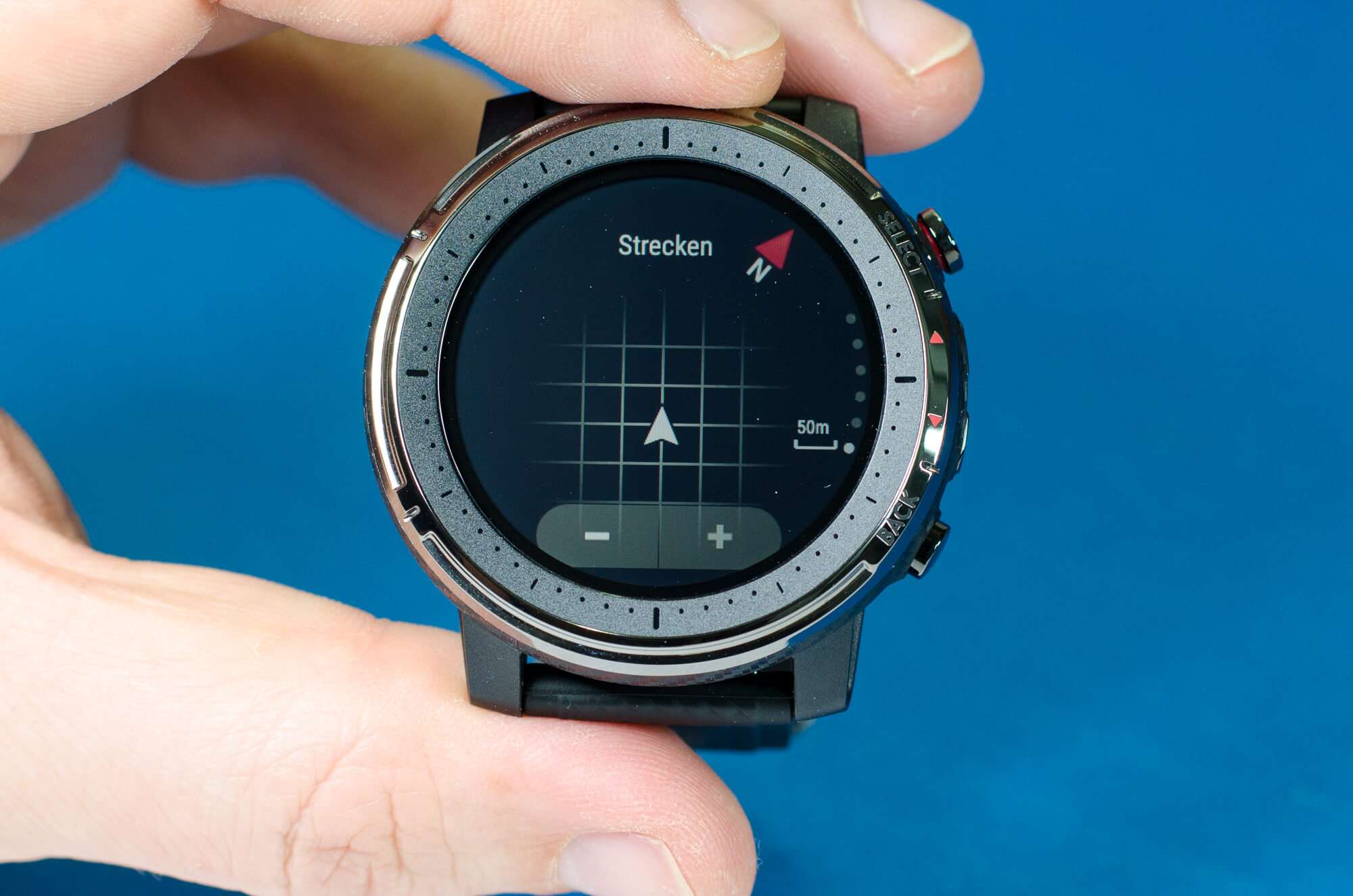 Amazfit Stratos 3 - Datenfelder während der Aufzeichnung
