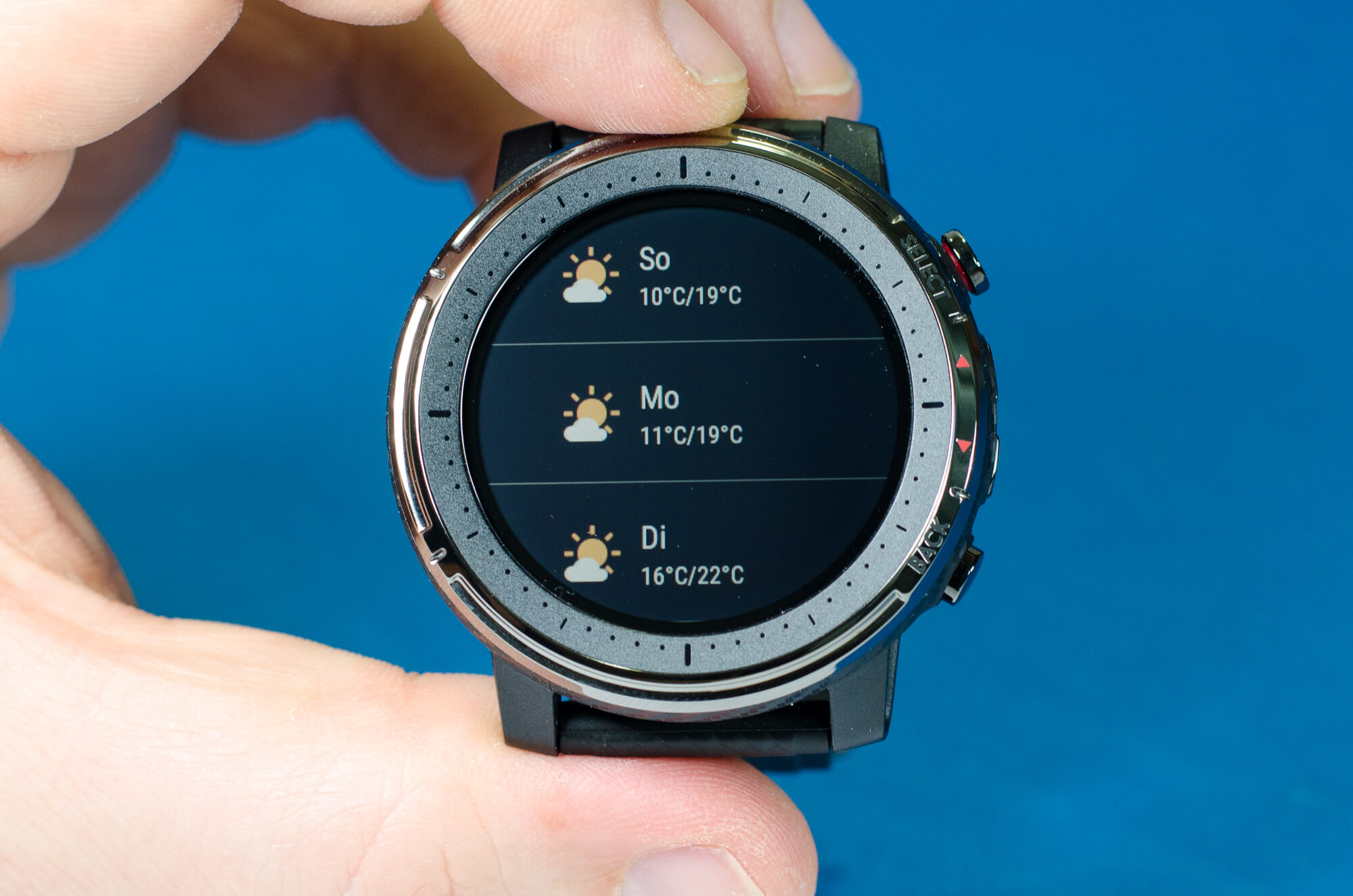 Amazfit Stratos 3 - Wetter