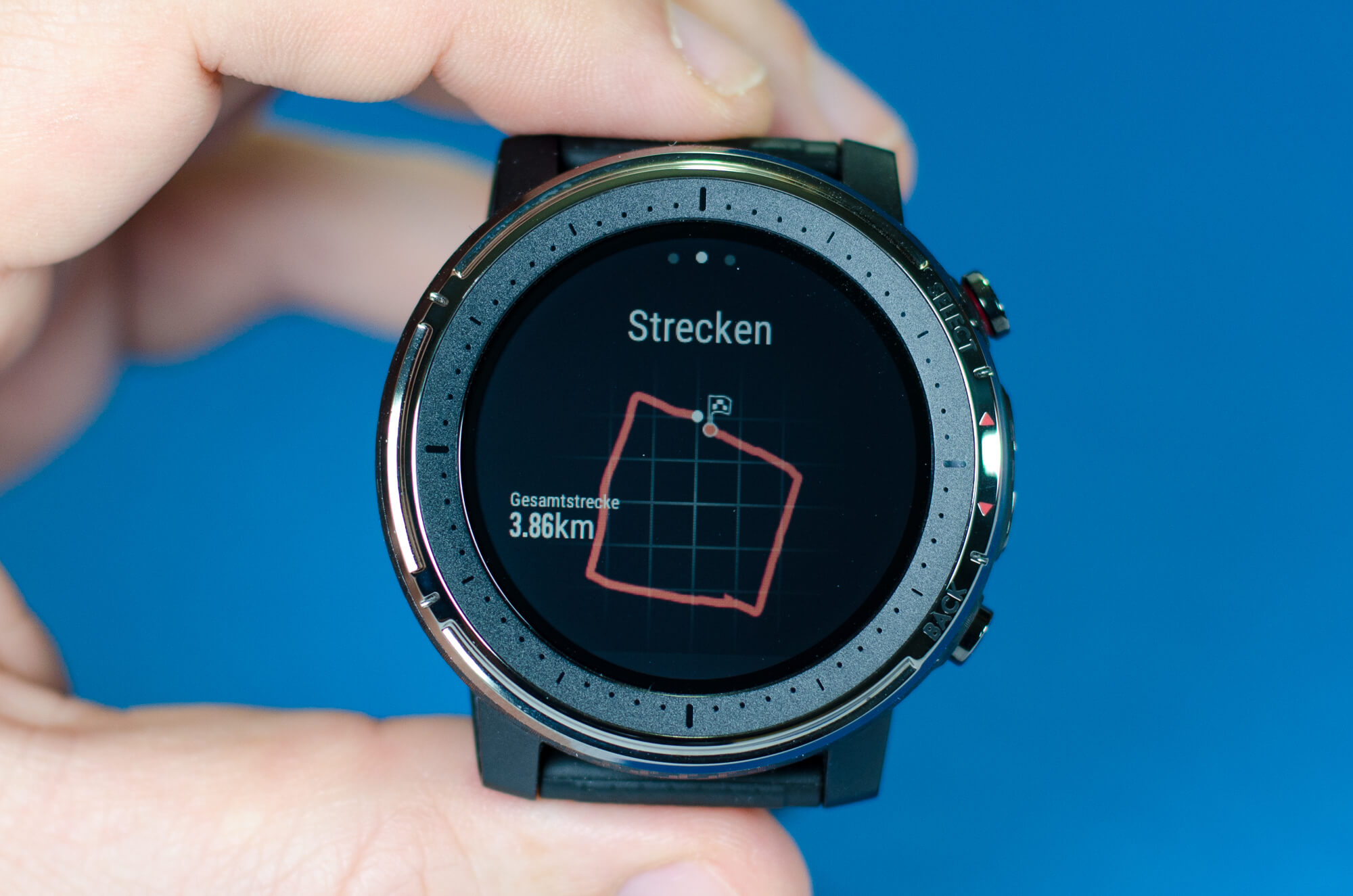 Amazfit Stratos 3 - Detaillierte Auswertung einer Aktivität