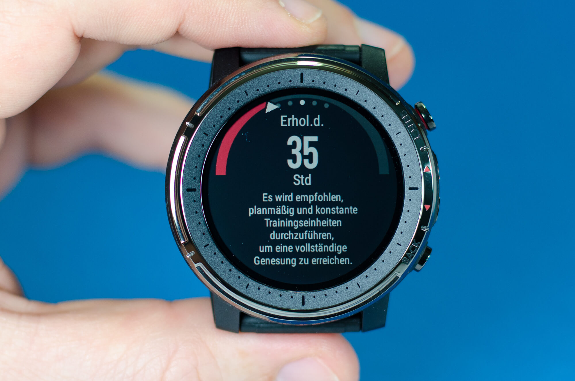 Amazfit Stratos 3 - Detaillierte Auswertung einer Aktivität
