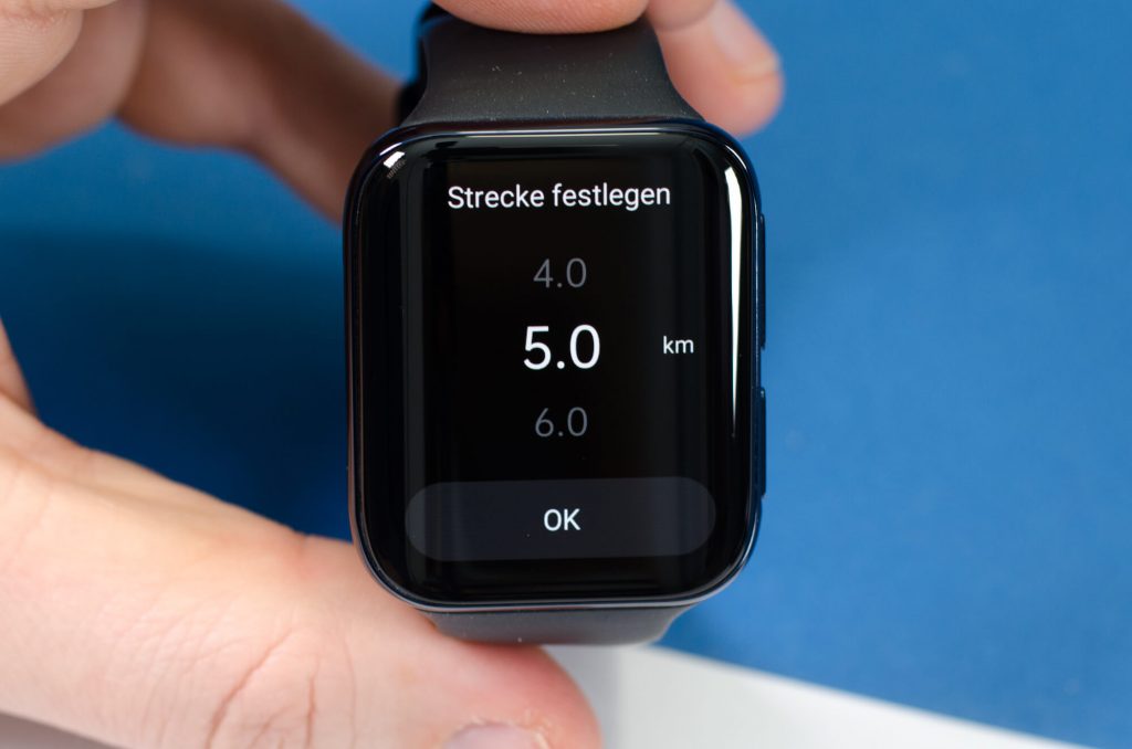 Oppo Watch - Zielvorgabe Distanz Oppo Watch - Zielvorgabe Distanz