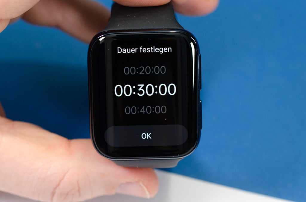 Oppo Watch - Zielvorgabe Dauer Oppo Watch - Zielvorgabe Dauer