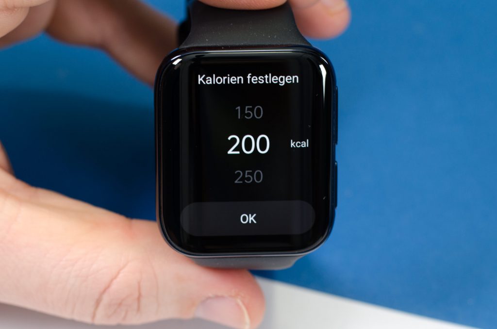 Oppo Watch - Zielvorgabe Kalorienverbrauch Oppo Watch - Zielvorgabe Kalorienverbrauch