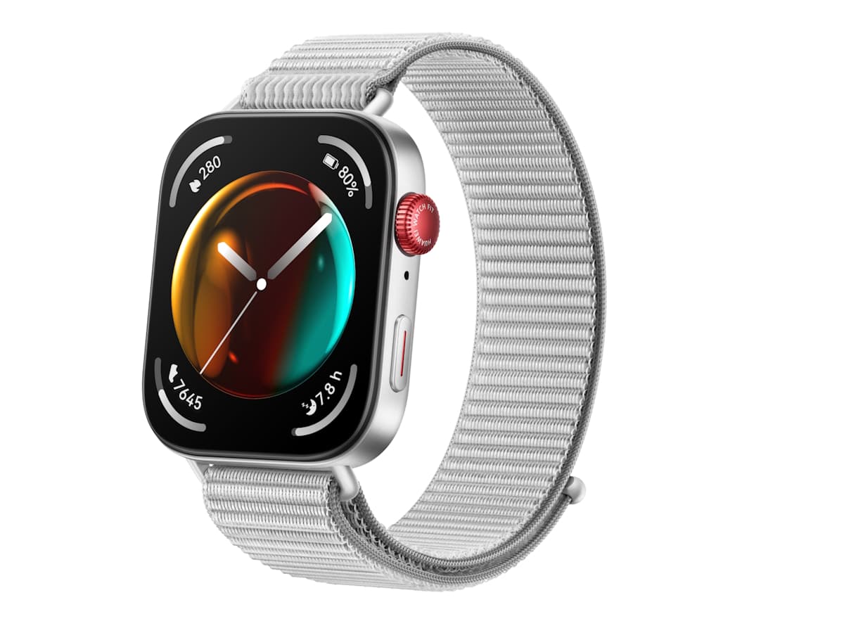 Huawei Watch Fit 3 in Grau mit Nylonarmband